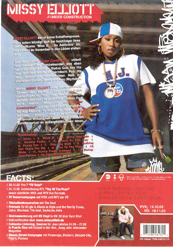 Missy Elliott Under Construction Records, LPs, Vinyl and CDs MusicStack