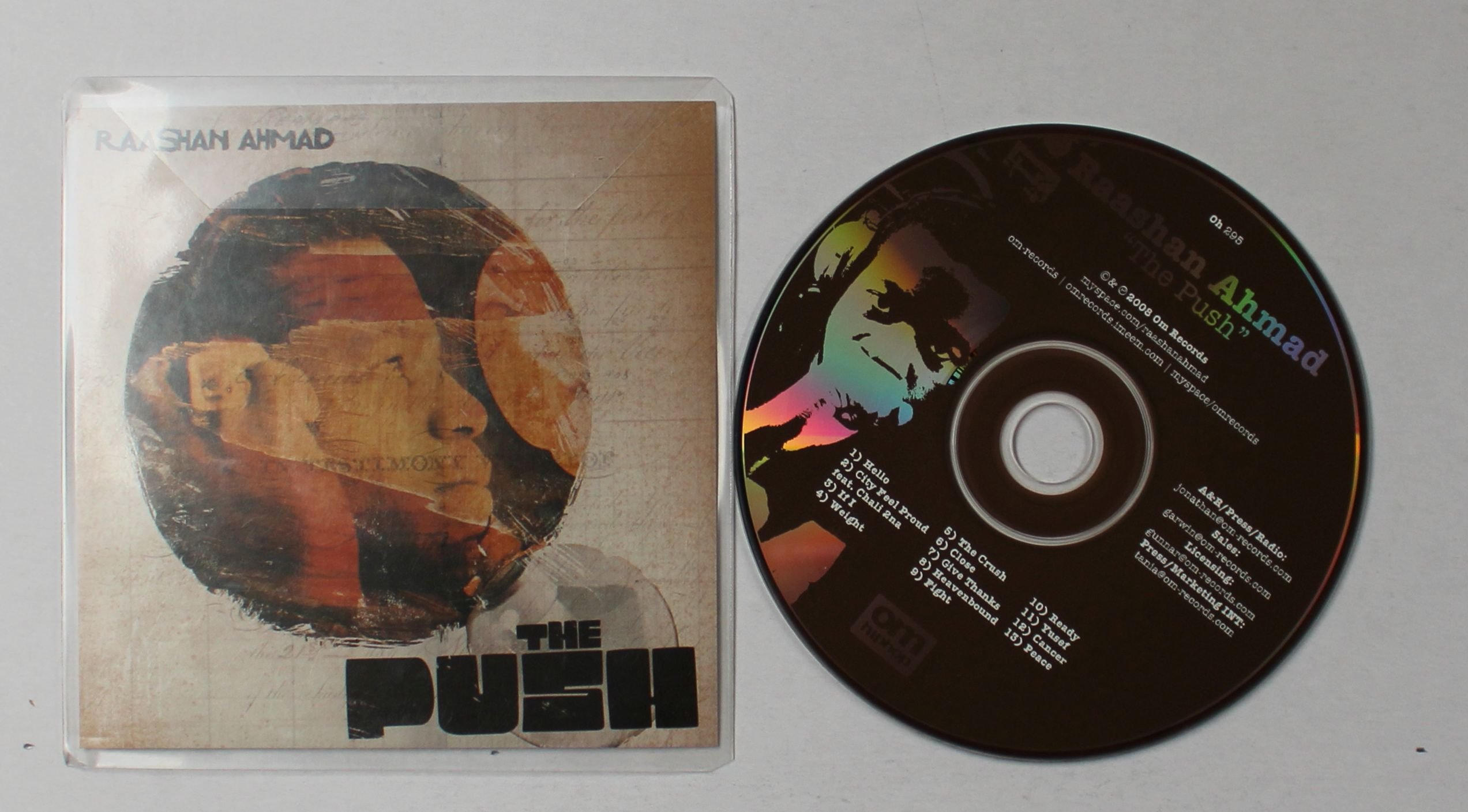 Raashan Ahmad The Push US ADV 13-Track CD 2008 Hip Hop | eBay