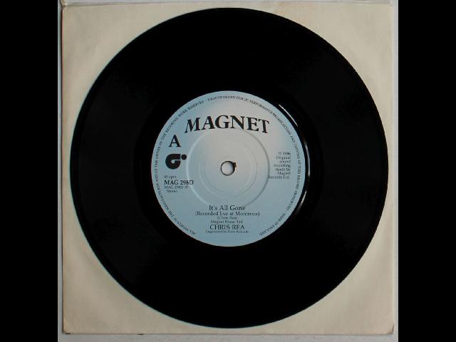 Chris Rea It's All Gone (Live At Montreux) UK 7inch Vinyl Single 1986