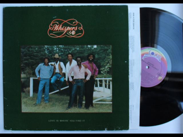 The Whispers Love Is Where You Find It US LP 1981 Soul Funk Disco