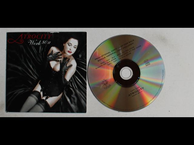 Atrocity Werk 80 II Rare Adv Cardcover Voice Over CD 2008 Metal Industrial