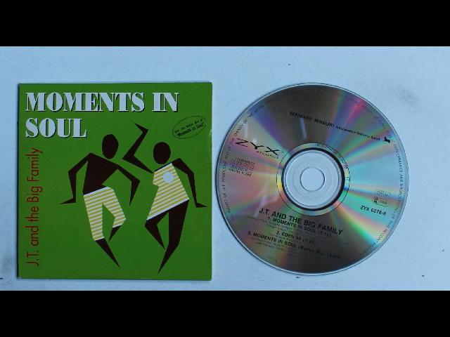 J.T. And The Big Family Moments In Soul GER Cardcover CDSingle 1990 Italo House
