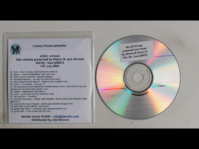 Gianni N. And Jérome Eivissa GER Adv CDR 2005 House