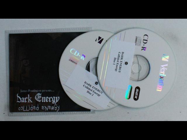 James Pennington Dark Energy Collided Energy ADV 2x CDR Techno Electro Rare!