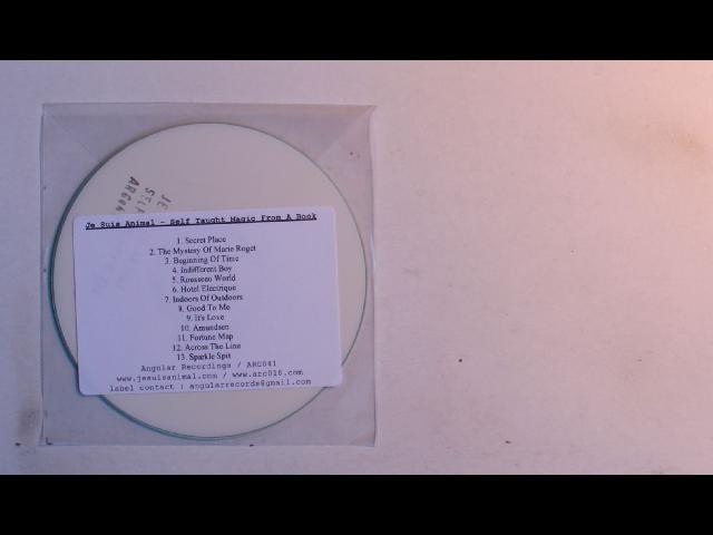 Je Suis Animal Self Taught Magic From A Book UK Adv CDR  Indie Psych Shoegaze