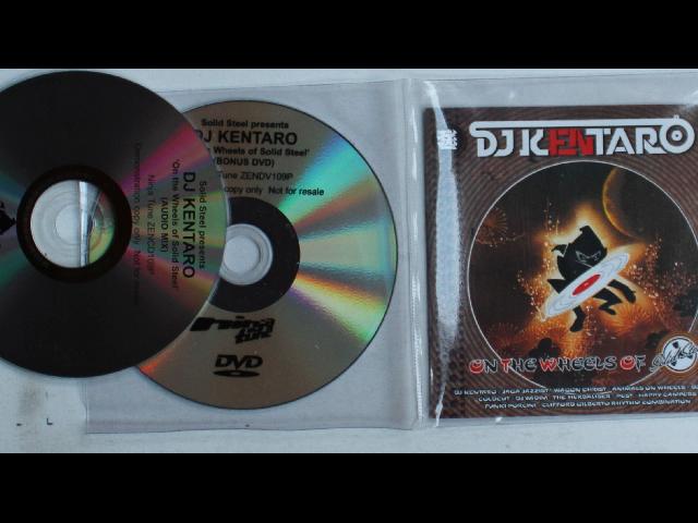 DJ Kentaro On The Wheels Of Solid Steel UK Adv CD + DVD 2005
