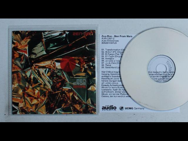 Zen-Men Men From Mars GER Adv CDR 2002 + Insert Ambient