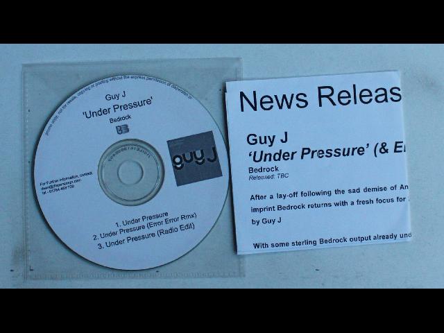 Guy J Under Pressure UK Adv CDR 2008 + Insert House