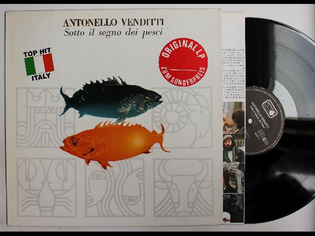 Antonello Venditti Sotto Il Segno Dei Pesci GER LP 1978 + Insert