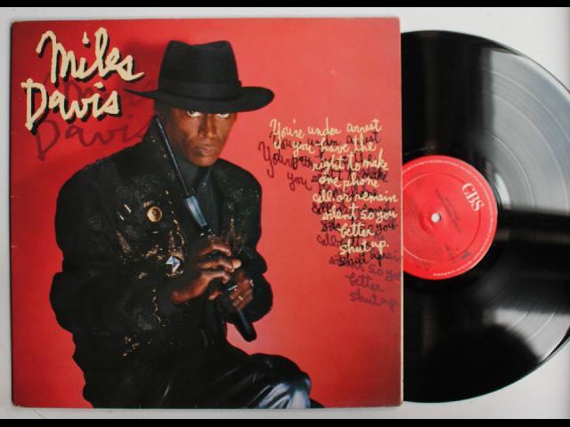 Miles Davis You're Under Arrest EU LP 1985 FOC Jazz Fusion
