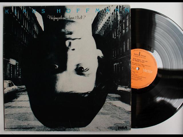 Klaus Hoffmann Was Fang Ich An In Dieser Stadt? GER LP 1978 FOC Orange RCA