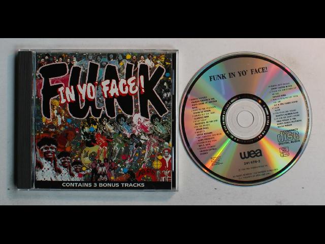 Funk In Yo' Face! GER CD 1989 Tower Of Power Bootsy's Rubber Band Sly & Family S