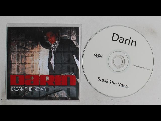 Darin Break The News EU ADV CDR 2007 Rare!
