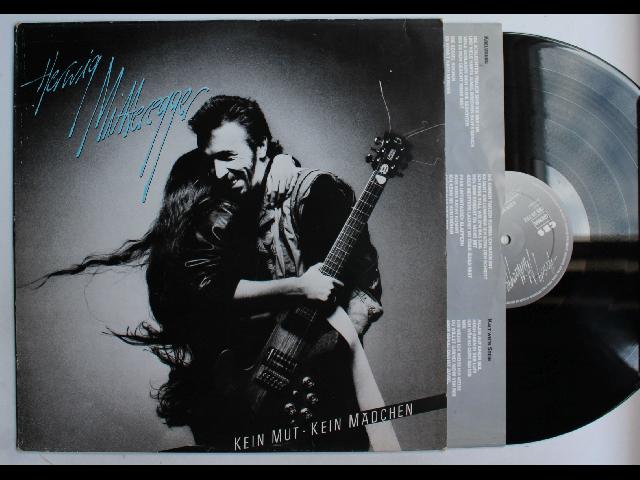 Herwig Mitteregger Kein Mut - Kein Mädchen GER LP 1983 + Innerbag Spliff