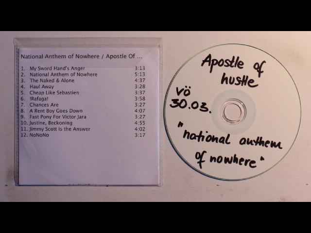Apostle Of Hustle National Anthem Of Nowhere EU CDR 2007