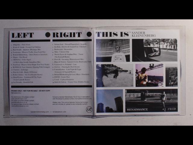 Sander Kleinenberg This Is Sander Kleinenberg UK Adv 2CD 2007 Progressive House