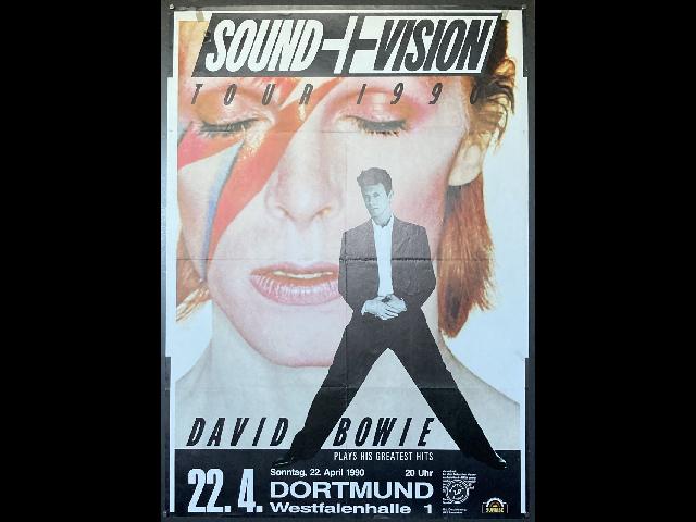 David Bowie Original Concert Poster Dortmund Westfalenhalle 22.4.90 Rare 59x84cm