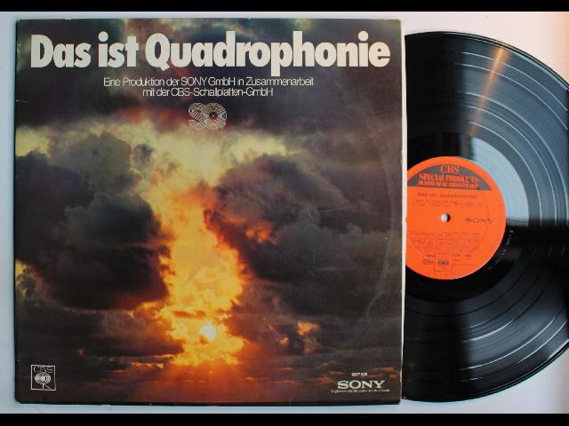 Das Ist Quadrophonie GER 2LP 1973 FOC + Technical Info Sheets Attached Inside