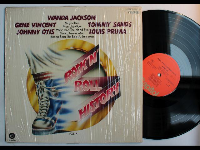 Rock 'N' Roll History Vol. 6 GER LP 1977 Gene Vincent Tommy Sands Wanda Jackson
