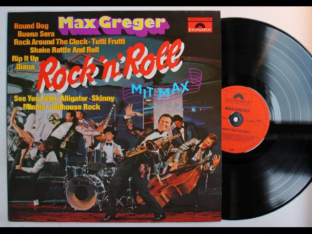 Max Greger Rock 'N' Roll Mit Max GER LP 1981 Top!