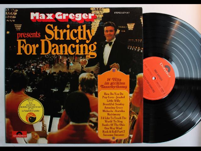 Max Greger Strictly For Dancing GER LP 1973 Top!