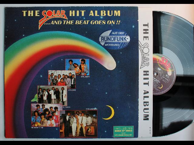The Solar Hit Album ...And The Beat Goes On!! GER LP + 12inch 1987 Disco Funk