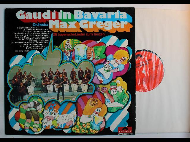 Max Greger Und Sein Orchester Gaudi In Bavaria GER LP 1970